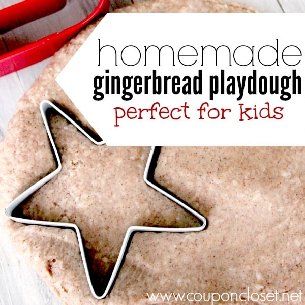gingerbread playdough for kids