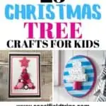 Are you looking for a fun holiday craft to do with kids? Then check out this list of 25 Easy Christmas Tree Crafts For Kids which includes trees made of pinecones, gumdrops, buttons and more.