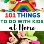 Check out this list of 101 things to do at home with kids at home including learning activities, online programs, crafts, games and more.