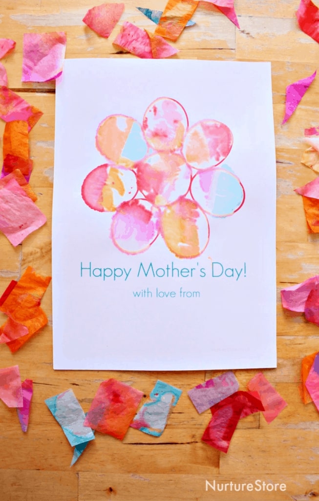 Easy Mother's Day Card with Free Printable