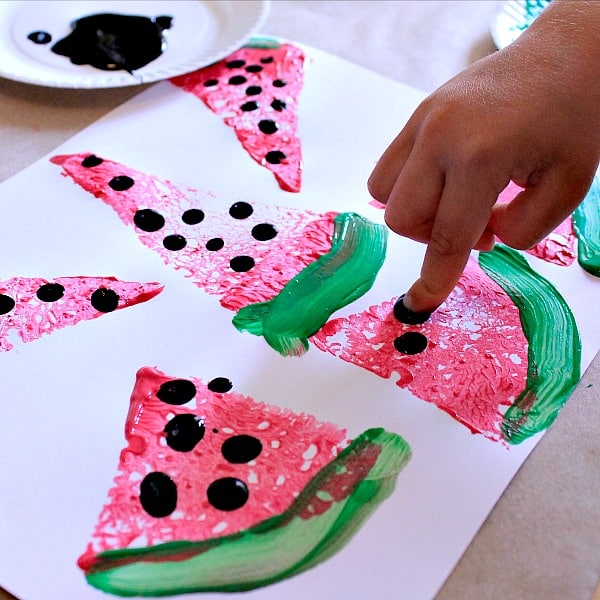 Watermelon Fingerprint Craft