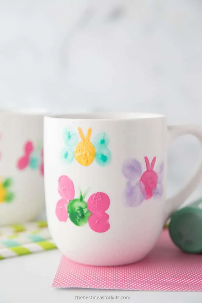 Mother's Day Butterfly Coffee Cup Craft