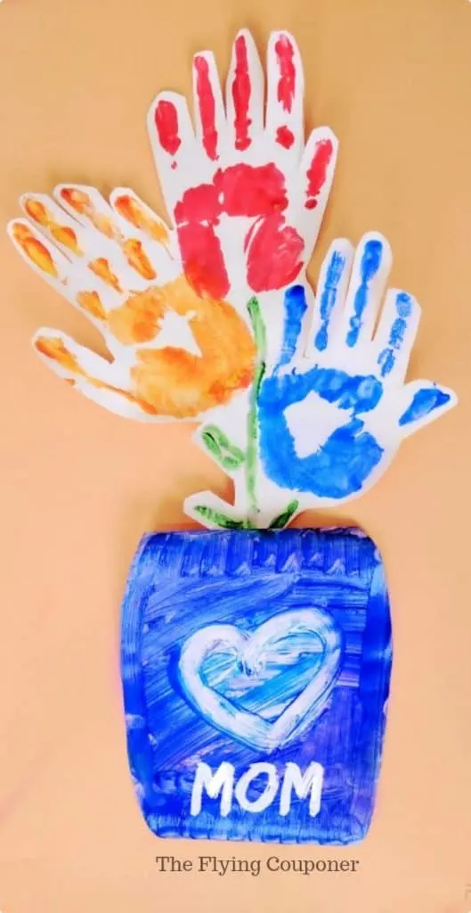 Handprint Mother's Day Craft Fun