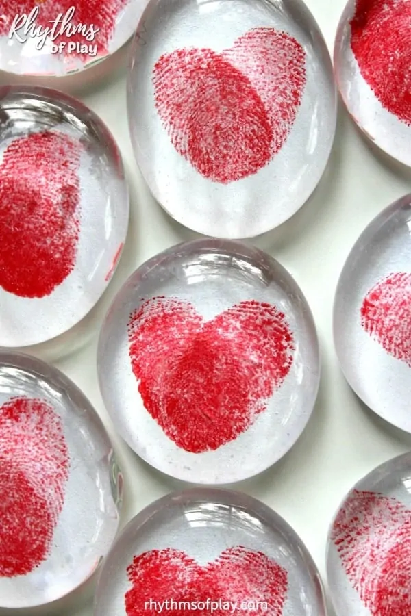 Thumbprint Heart Craft