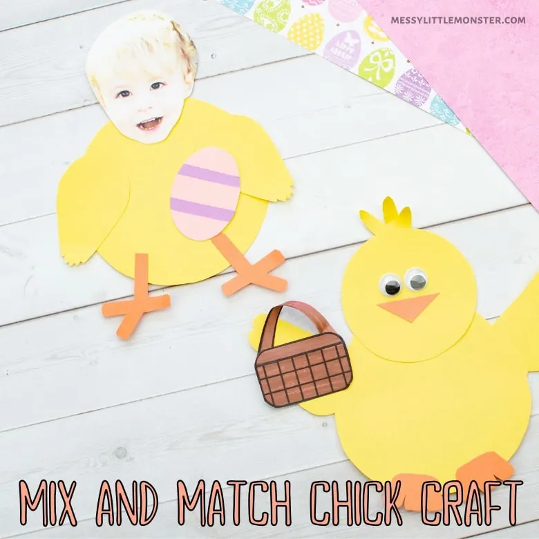 Easter Baby Chick Craft For Preschoolers