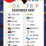 Are you planning a long road trip with kids?  If you're looking for a fun game to keep them entertained in the car, then here's a cute Road Trip Scavenger Hunt Game that's guaranteed to keep them occupied on a road trip, or even for just a short car ride.