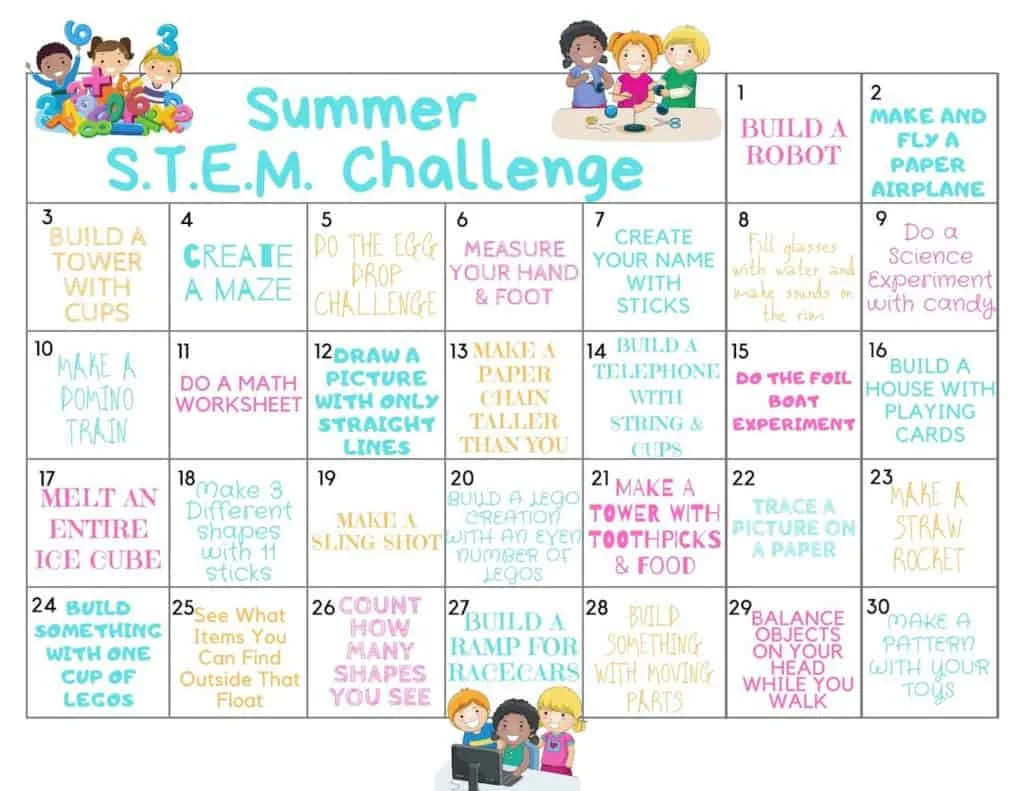 Summer STEM Activities you can do with kids