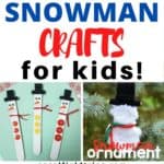Check out these 14 Easy Snowman Crafts for PreschooI! I mean, who doesn't love an adorable little snowman!  There's something so cute about a little guy with a corncob pipe, a button nose and two eyes made of coal. There's all sorts of snowman crafts to suit everyone, as well as some fun ones from an easy pinecone snowman to a paper snowman ornament.