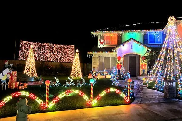 Christmas Lights in Chino Hills
