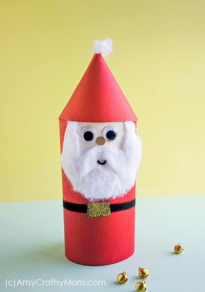 Toilet Paper Roll Santa Claus Oranmanet