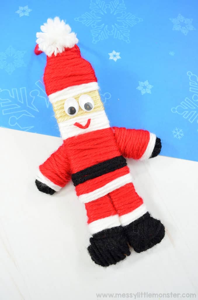 Santa Popsicle Stick Craft For Preschool