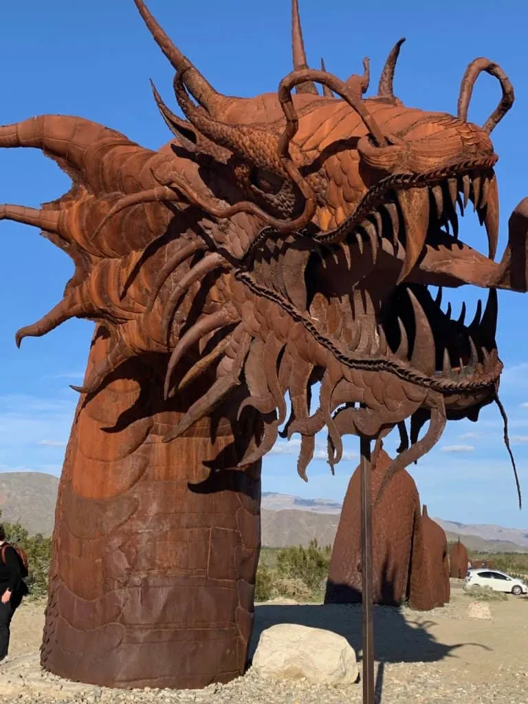 Dragon Metal Sculpture in Anza Borrego Desert