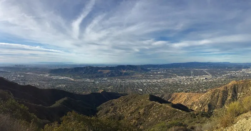 Beaudry Motorways Loop Hiking Trail Los Angeles