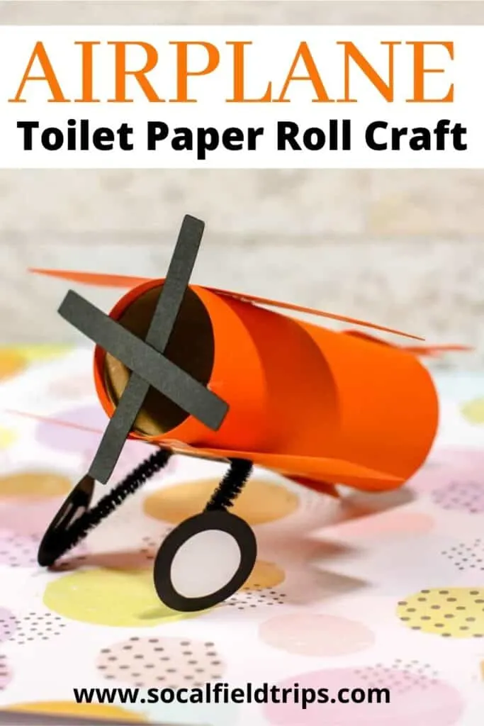 This Airplane Toilet Paper Roll Craft uses toilet paper rolls that you already have from around your house to make a fun and easy craft for your kids! Your kids will love building their very own cardboard tube airplane, and you get to repurpose those toilet paper rolls that otherwise would end up in the garbage!