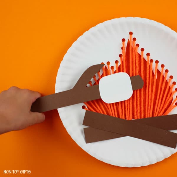Paper Plate Camping Craft